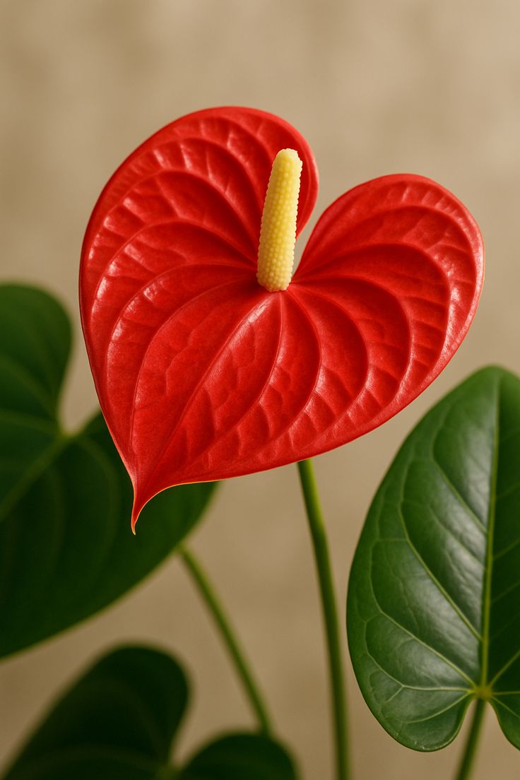 A splash of exotic elegance! 🌿❤️ The Anthurium…